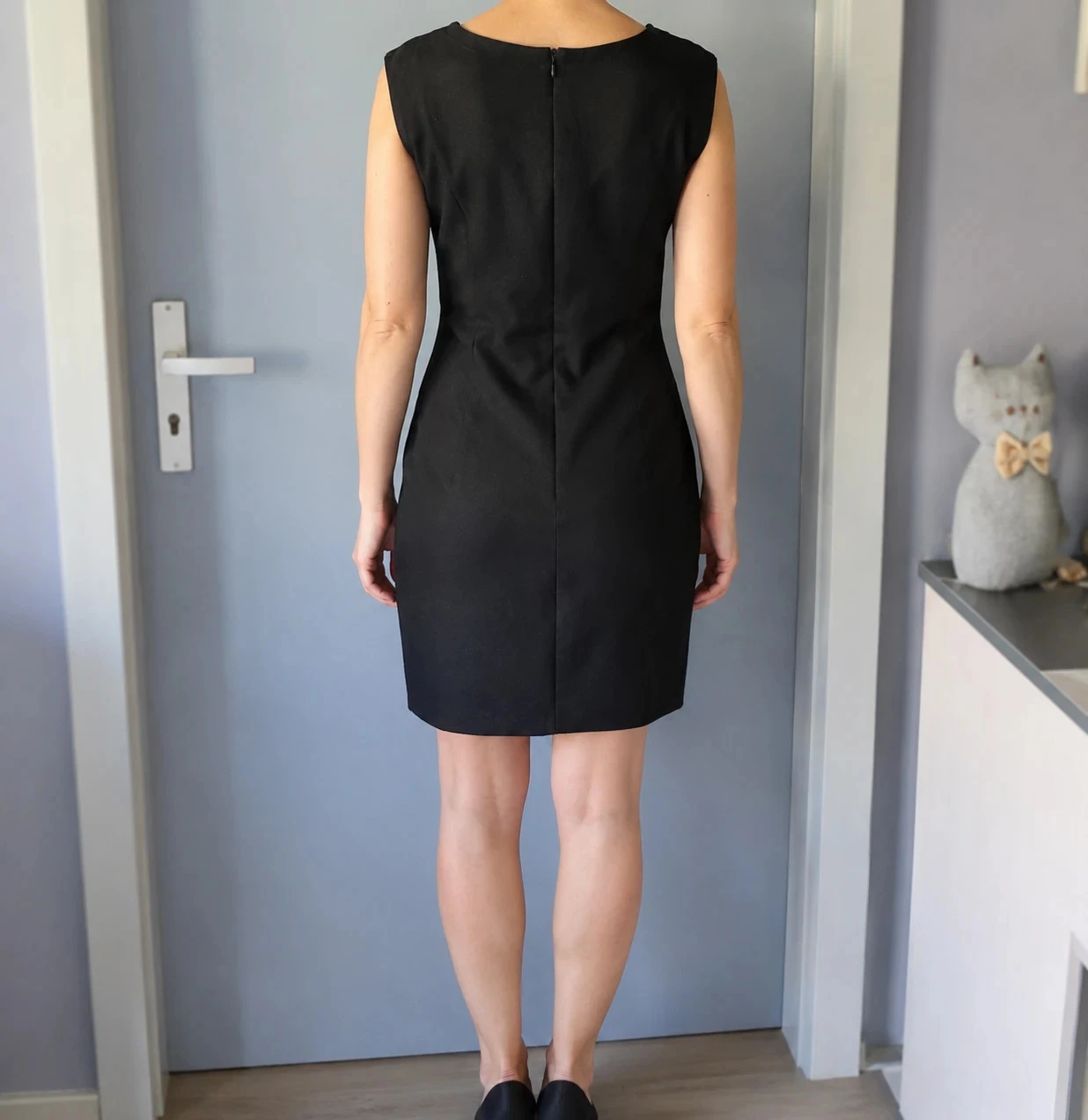 Robe noire élégante Unika Paris – Taille L 40 – photo 2
